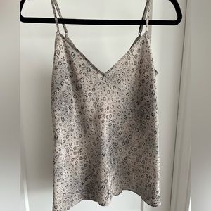 Frame Snake Print Silk Cami
